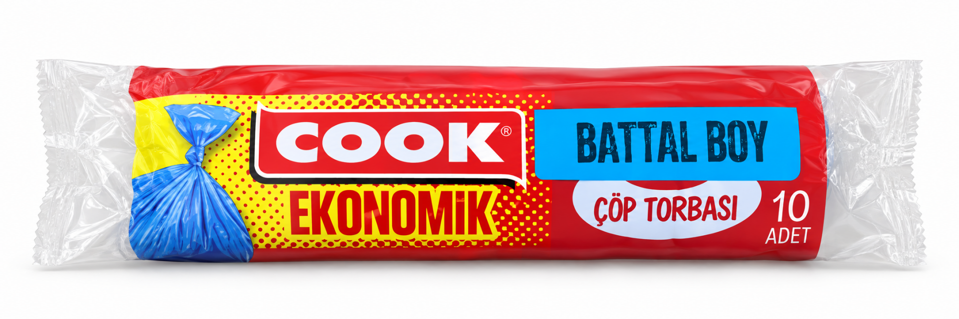 Cook Eko Battal Boy Çöp Torbası Mavi 72*95