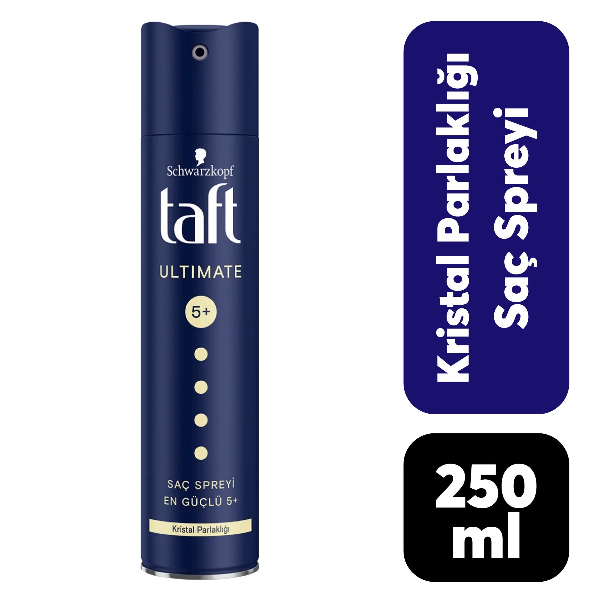 Saç Spreyi Taft 250 ml Kristal Parlaklık