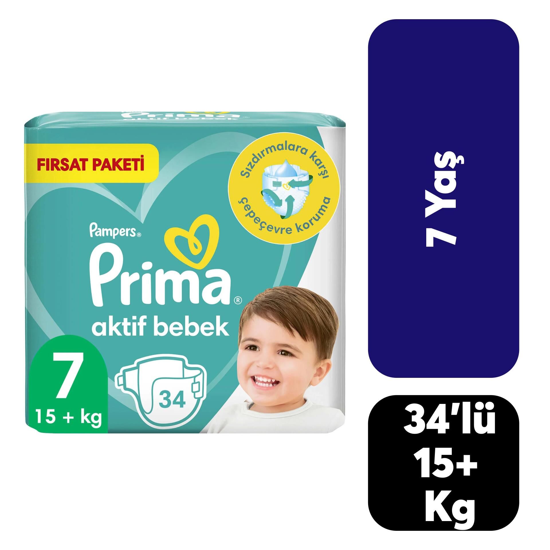 Prima Fırsat 7 Numara 15+ Kg 34'lü