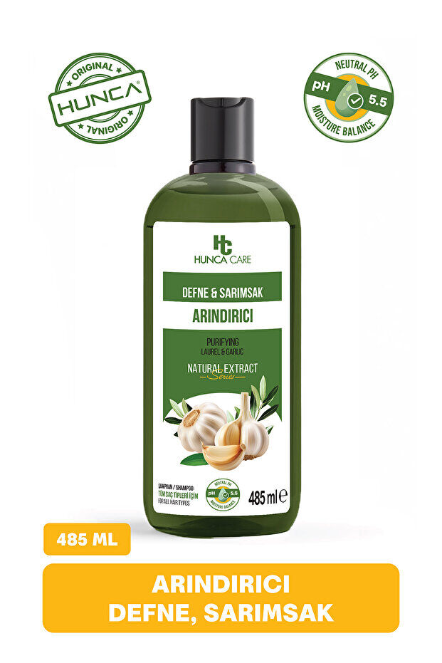 Şampuan Hunca 485 ml Defne Sarımsak