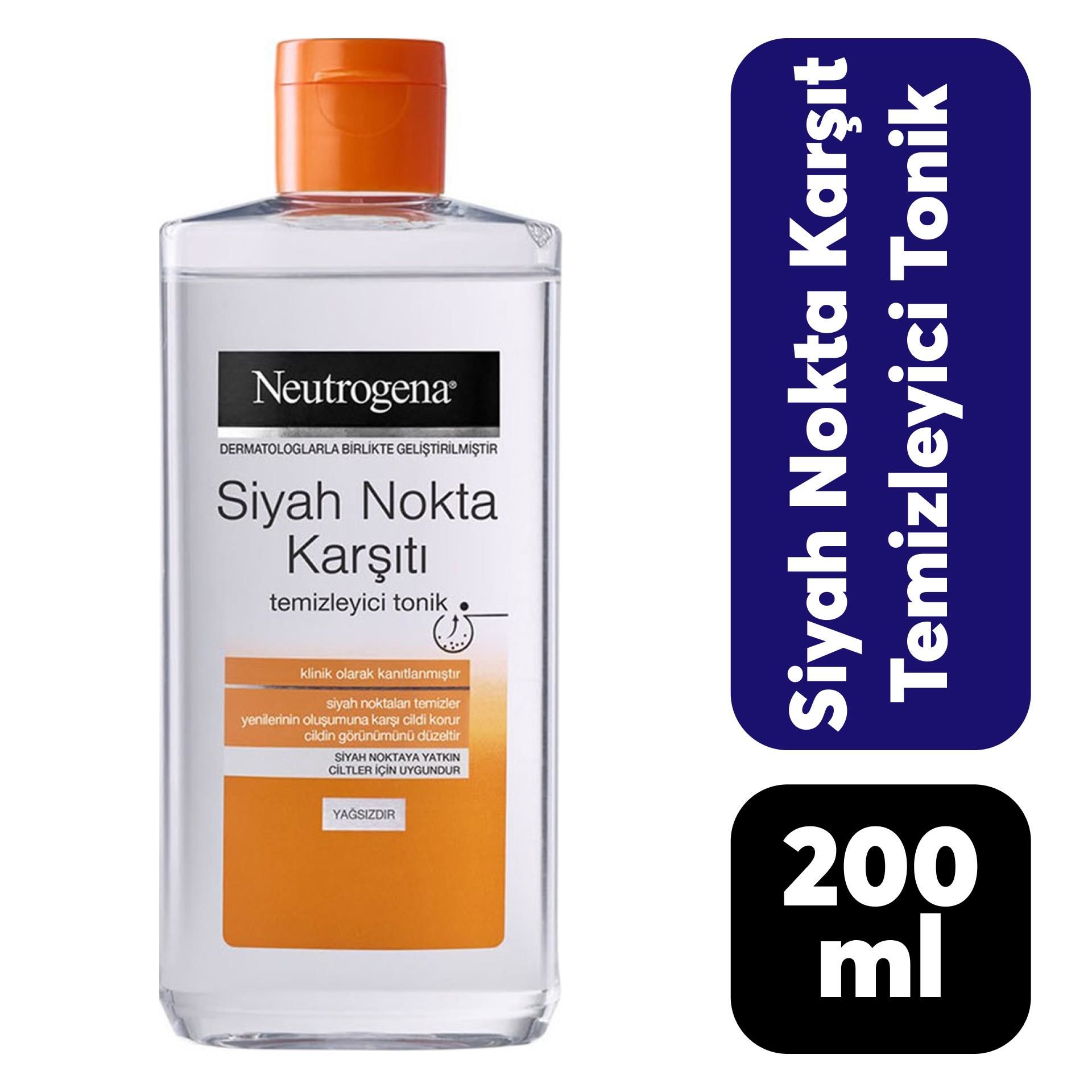 Neutrogena Siyah Nokta Karşıtı Temizleyici Tonik 200 Ml