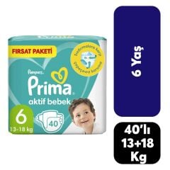 Prima Fırsat 6 Numara 13-18 Kg 40'lı