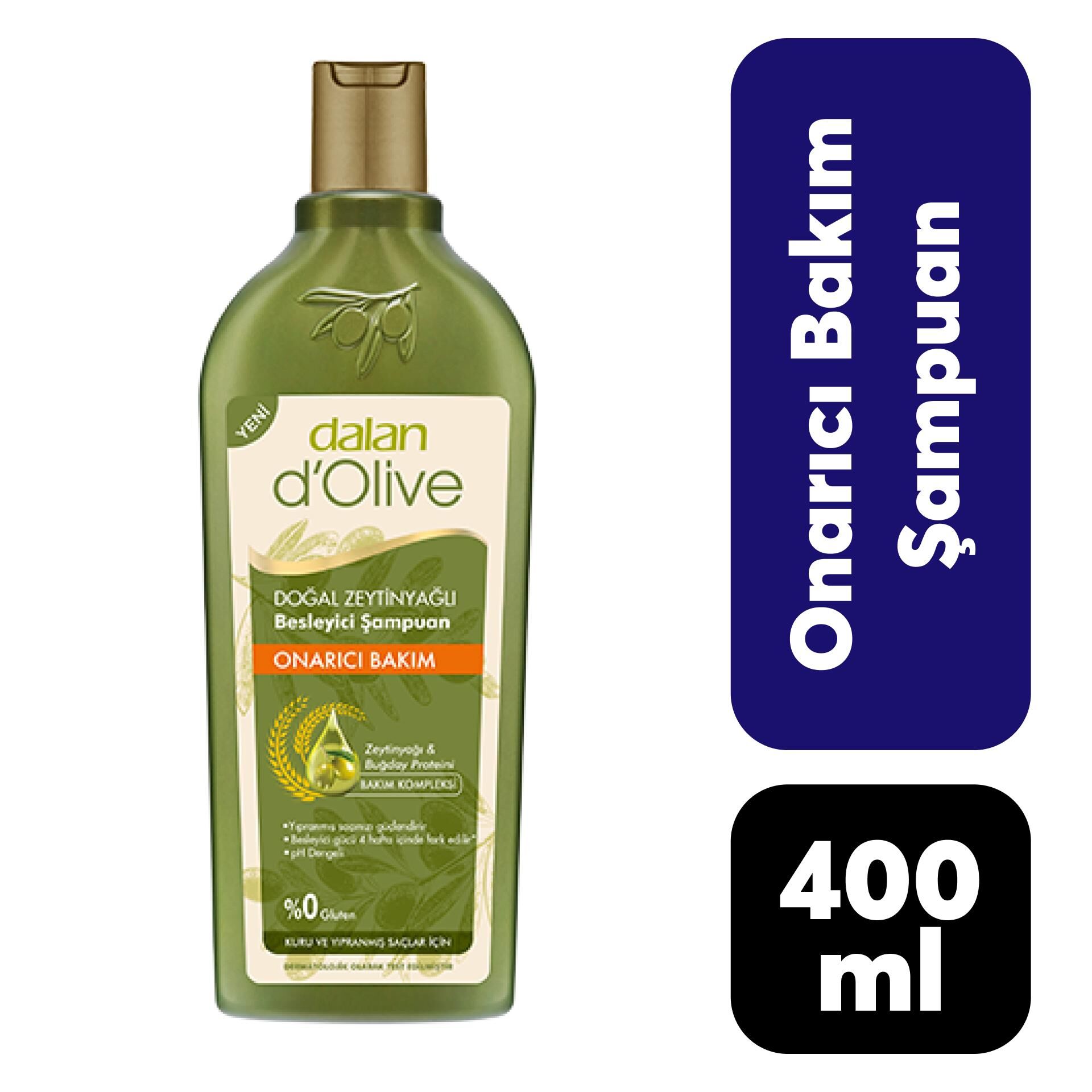 Dalan Onarıcı Bakım Şampuan 400 Ml Zeytinyağlı