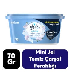 Koku Mini Jel Glade Temiz Çarsaf Ferahlığı 70 Gr
