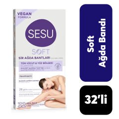 Sesu Soft Yulaf Ağda Bandı 32 Li