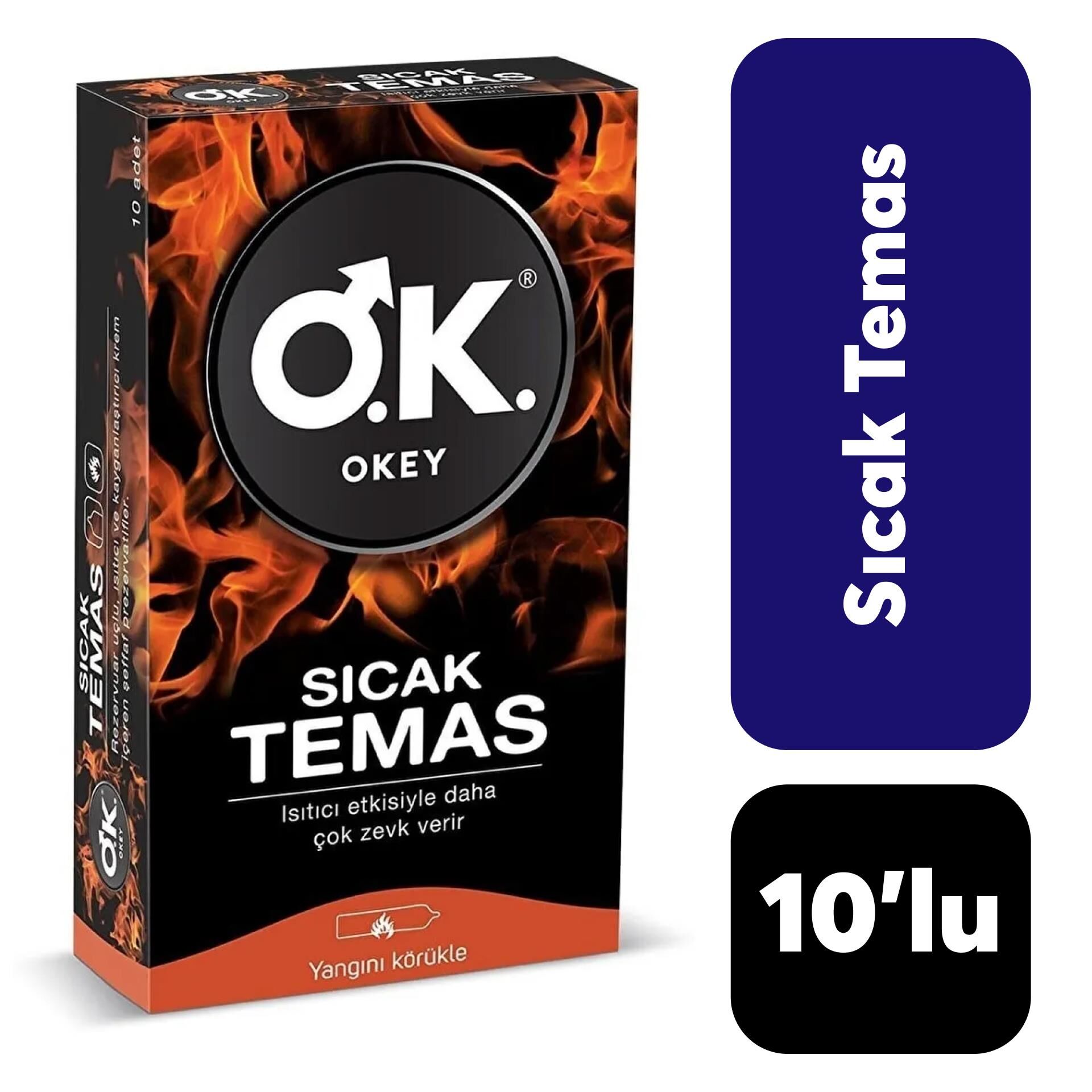 Okey Prezervatif Sıcak Temas