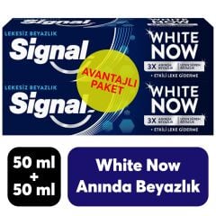 Diş Macunu Signal 50 ml + 50 ml White Now