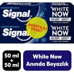Diş Macunu Signal 50 ml + 50 ml White Now