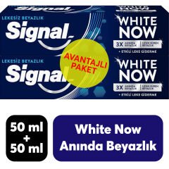 Diş Macunu Signal 50 ml + 50 ml White Now