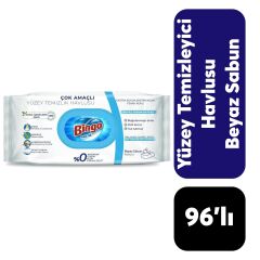 Yüzey Temizlik Havlusu Bingo 96'lı Beyaz Sabun