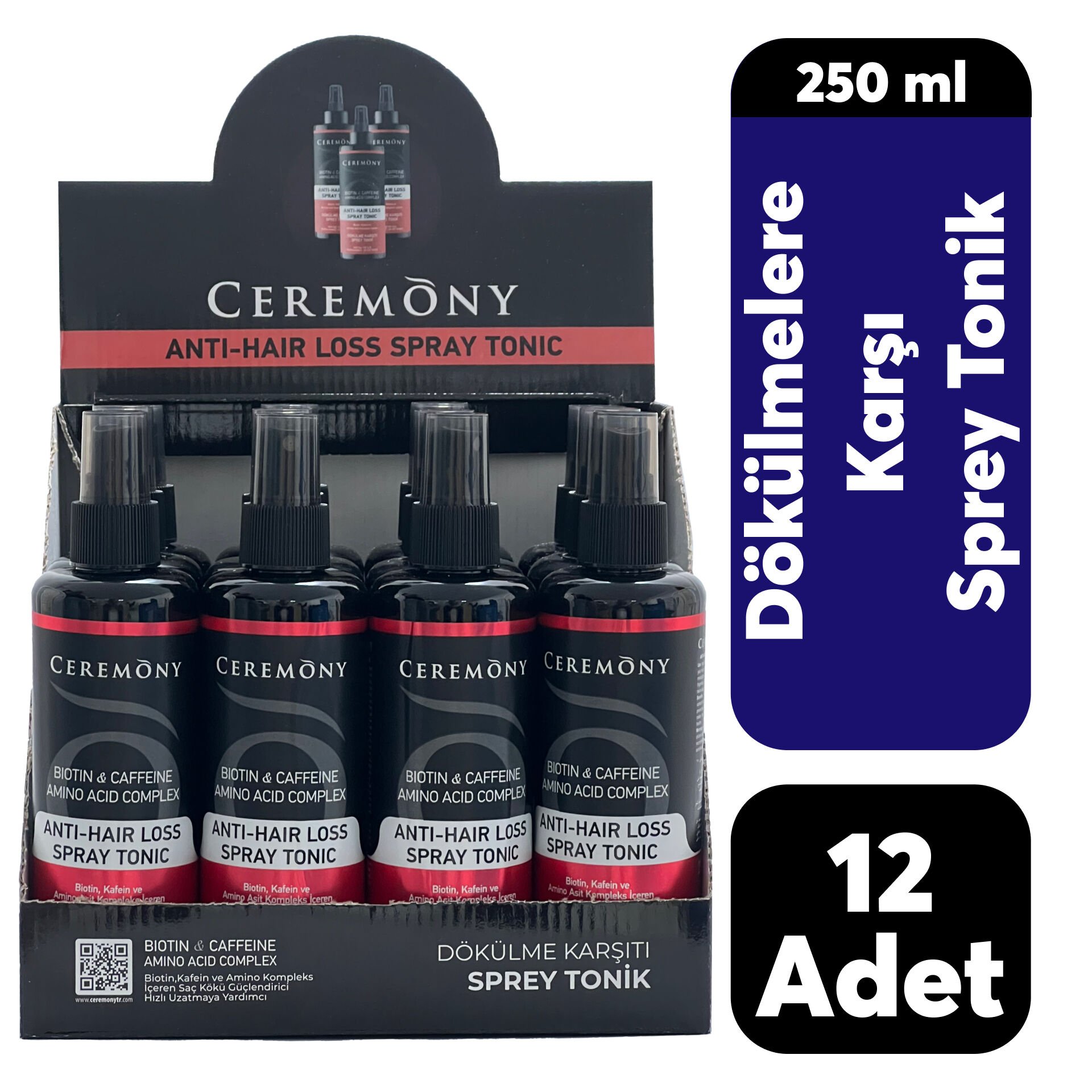 ....Masa Üstü Stand Sprey Tonik 12'li