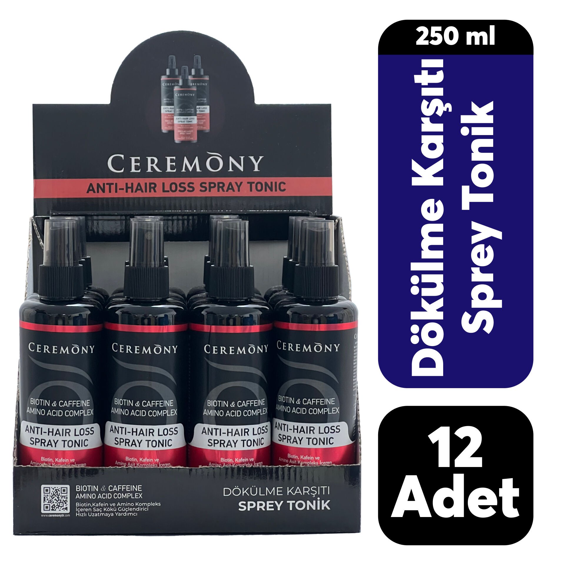 ....Masa Üstü Stand Sprey Tonik 12'li