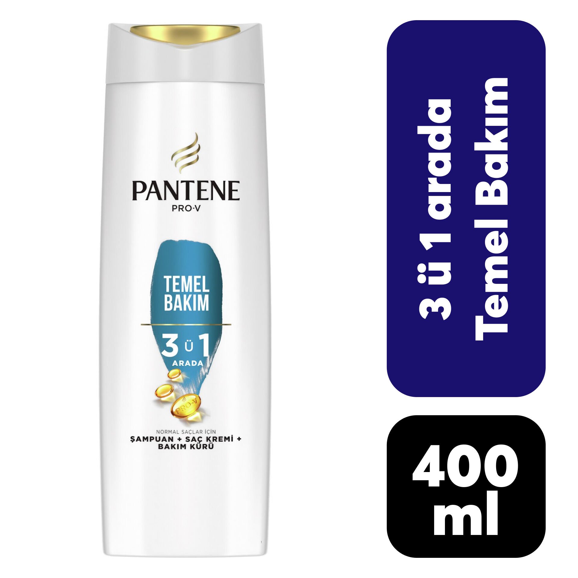 Pantene Şampuan 400 ml 3-1 Klasik Bakım