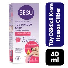 Sesu Tüy Dökücü Krem 40 ml Kadın Hassas Ciltler