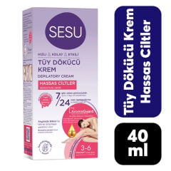 Sesu Tüy Dökücü Krem 40 Ml Kadın Hassas Ciltler