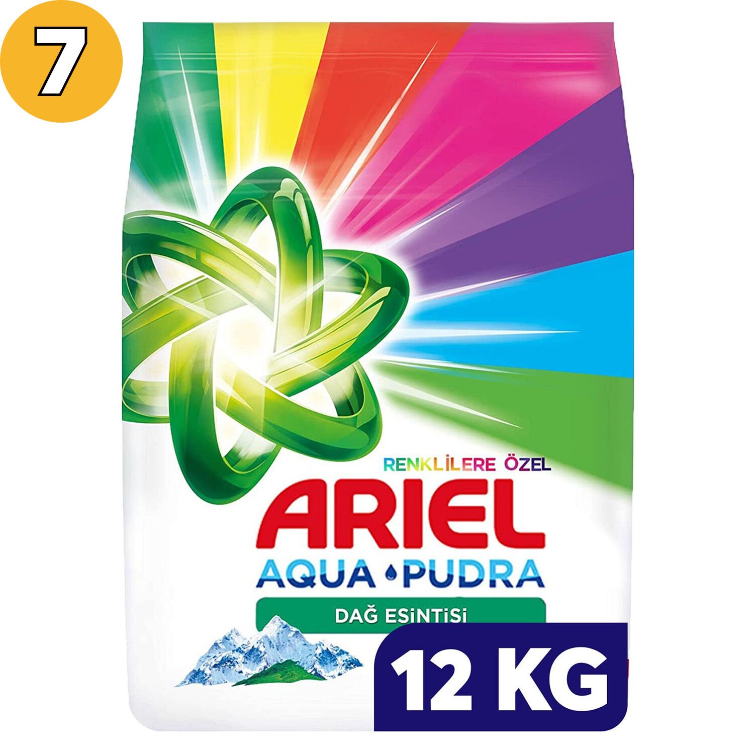 Toz Deterjan Ariel 12 kg Renkliler