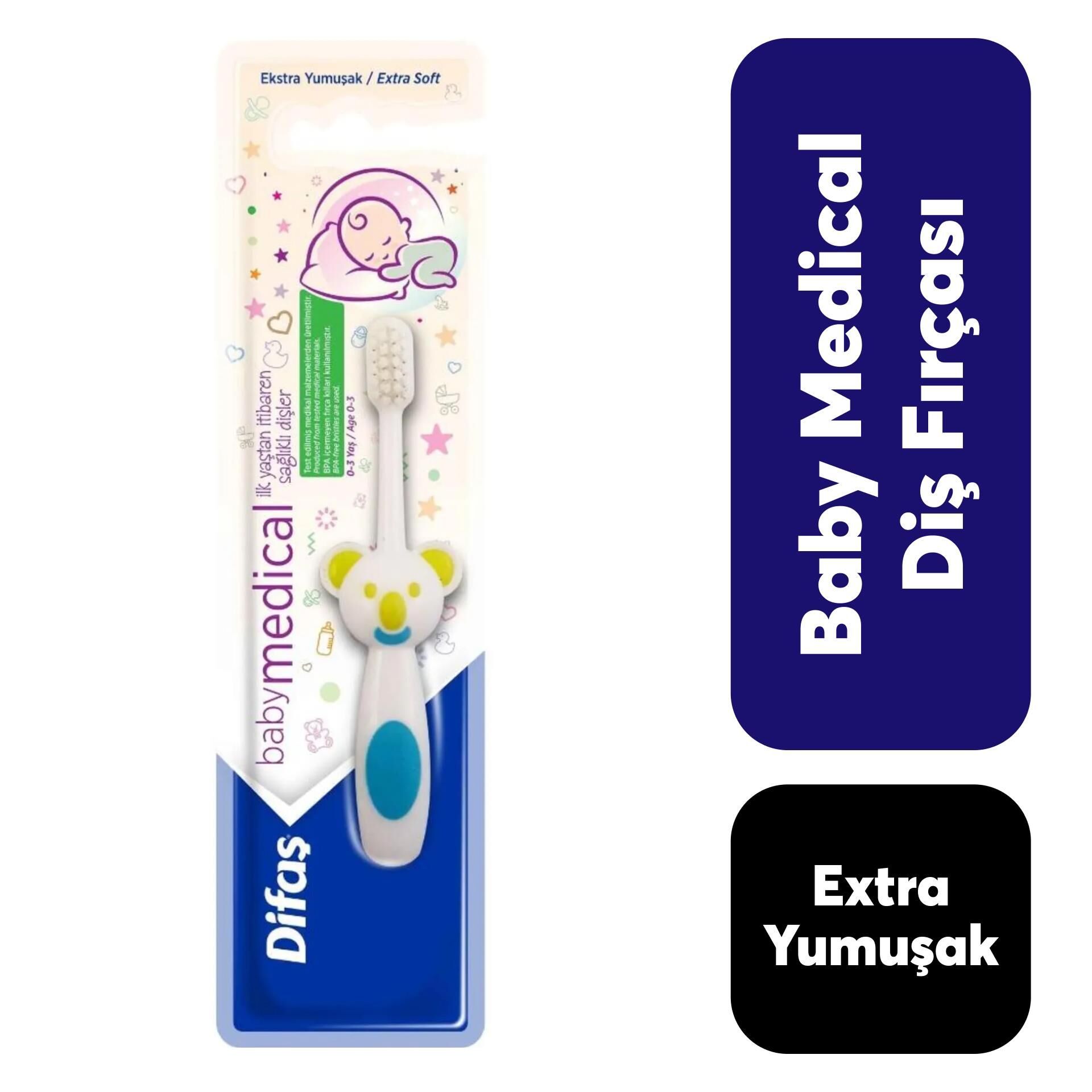 Diş Fırçası Difaş Bebek Extra Soft 0-3 Yaş