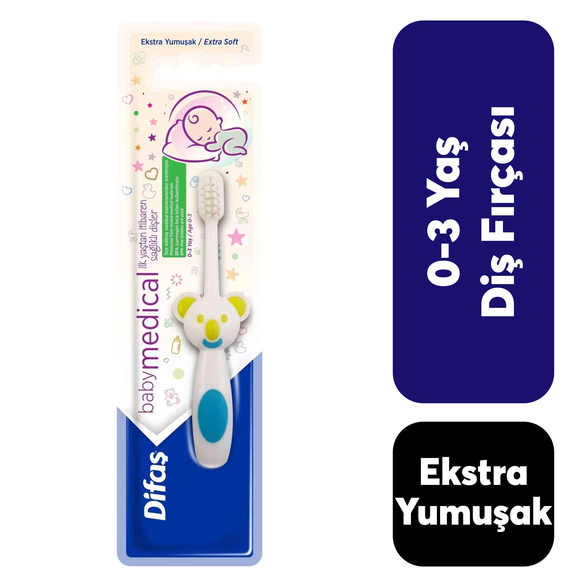 Diş Fırçası Difaş Bebek Extra Soft 0-3 Yaş