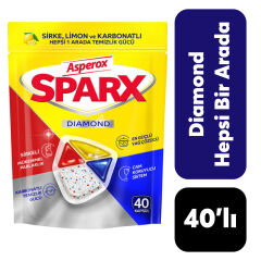 Bulaşık Tableti Asperox Sparx 40'lı