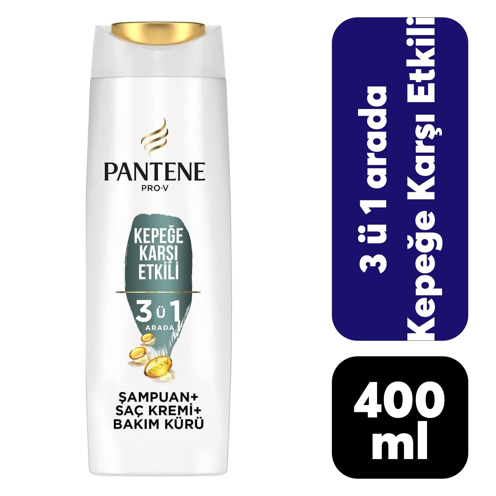 Pantene Şampuan 400 ml 3-1 Kepeğe Karşı Etkili