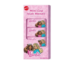 Barbie Mini Cep Mendil 8'li