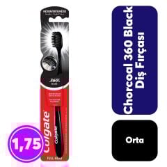 Diş Fırçası Colgate 360 Charcoal Siyah