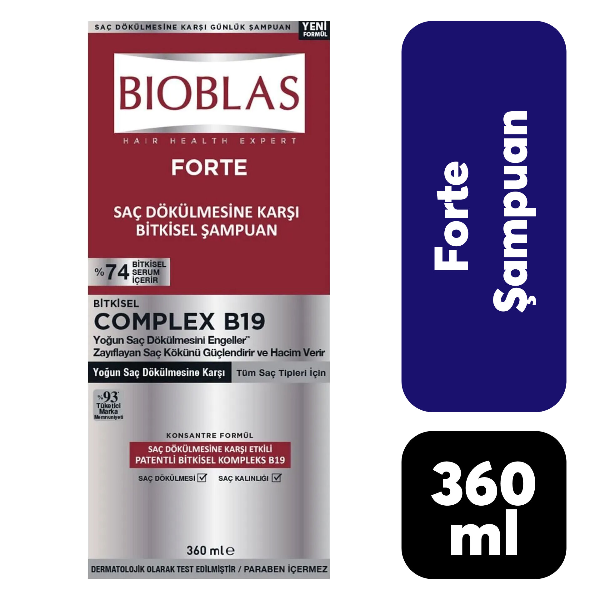 Bioblas Şampuan 360 Ml Forte Saç Dökülme