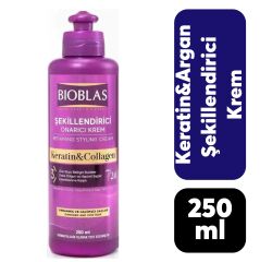 Saç Kremi Bioblas 250 ml Keratin & Collagen Şekillendirici Onarıcı
