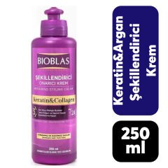 Saç Kremi Bioblas 250 ml Keratin & Collagen Şekillendirici Onarıcı