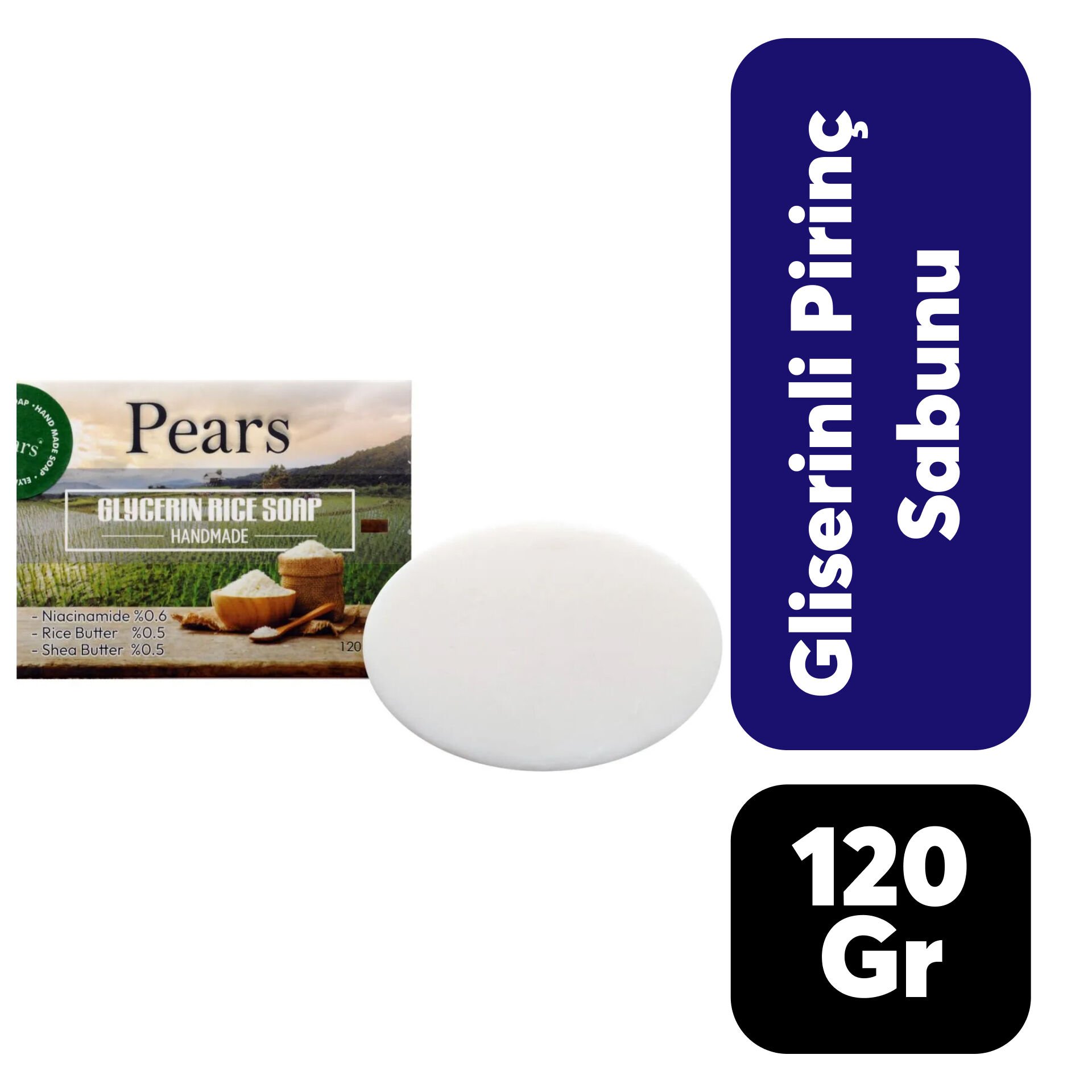 Sabun Pears Gliserinli 120 gr Pirinç