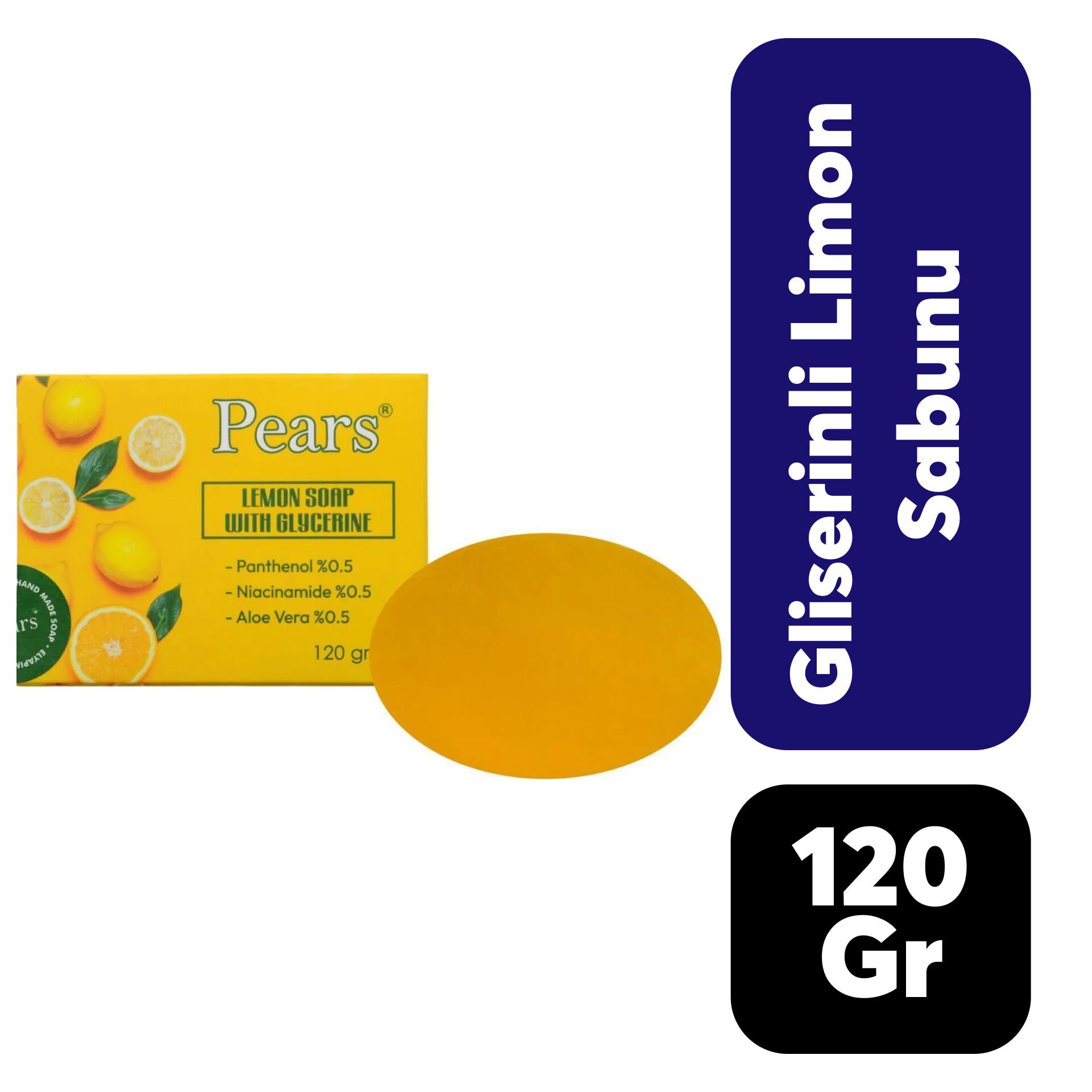Sabun Pears Gliserinli 120 gr Limon