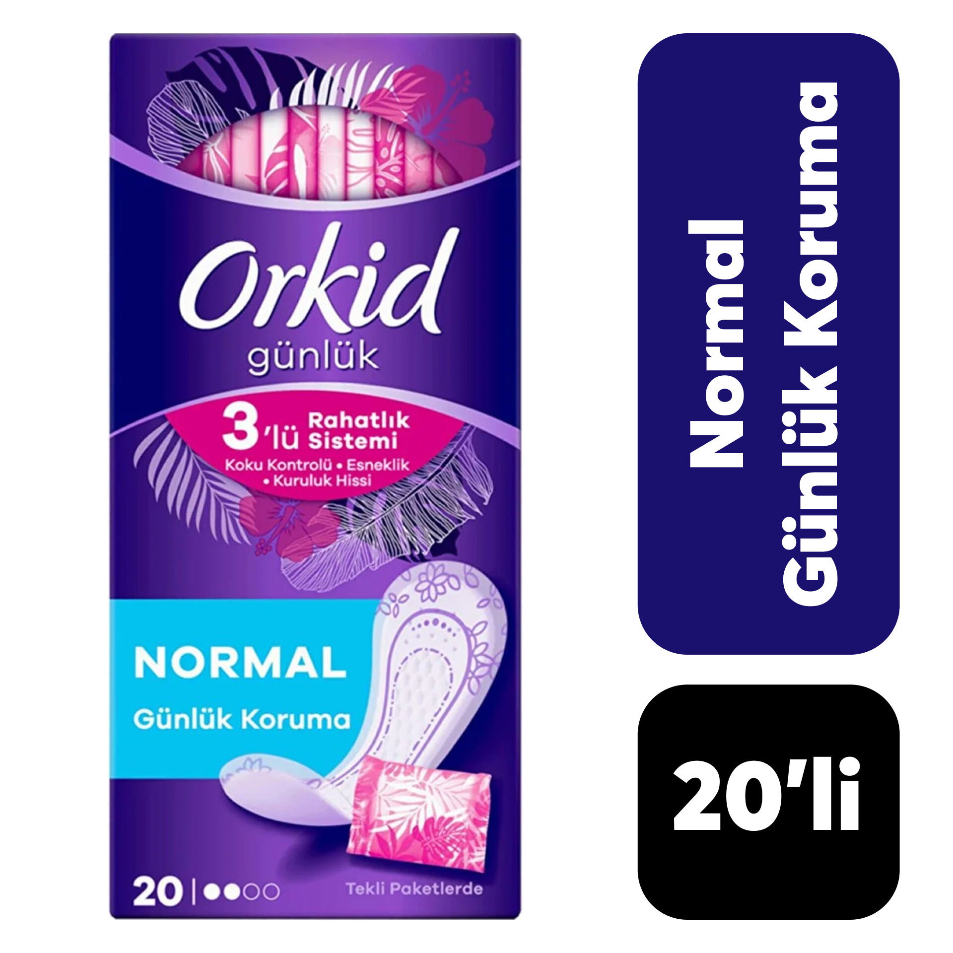 Orkid Günlük Tekli 20'li Normal