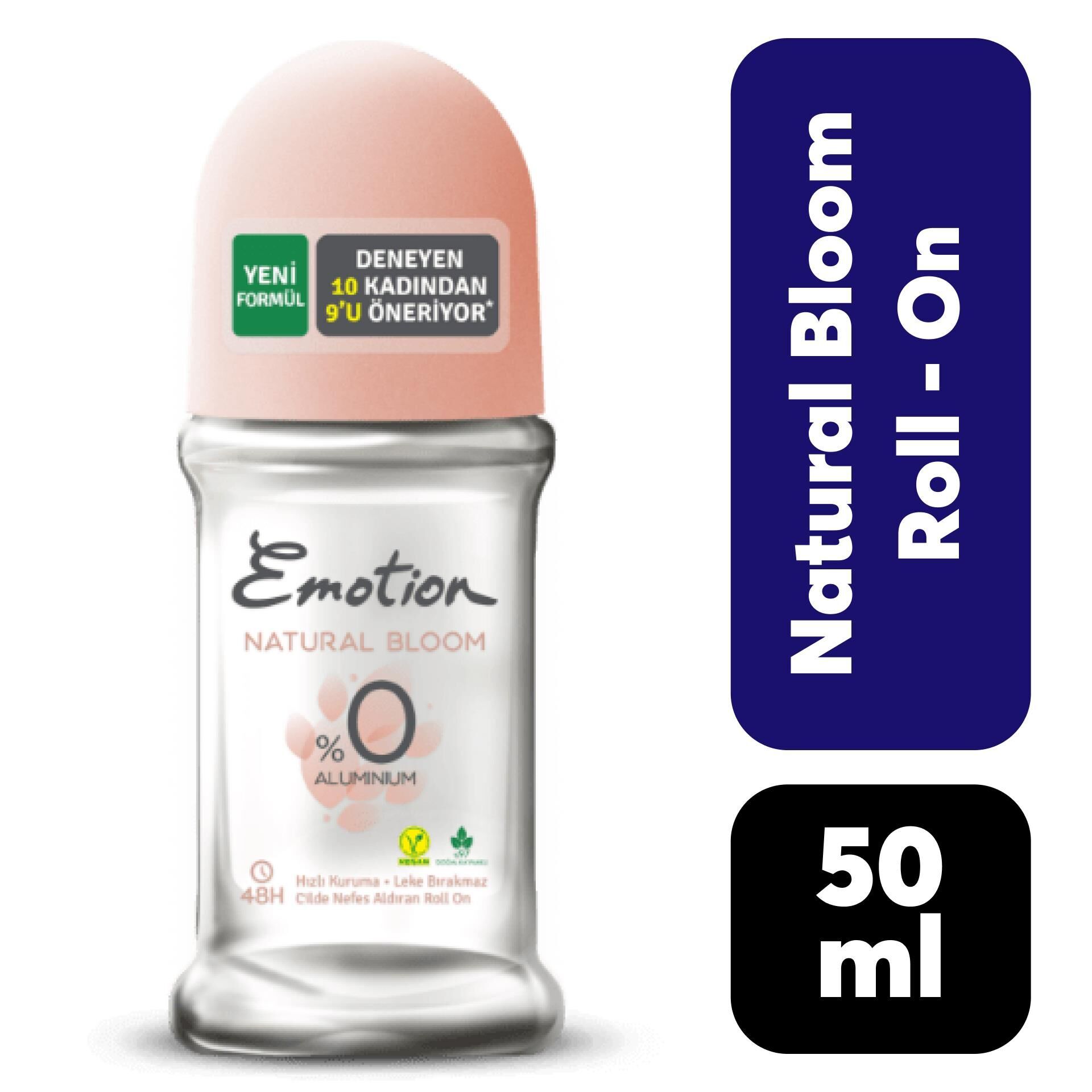 Roll-On Kadın Emotion 50 ml Natural Bloom