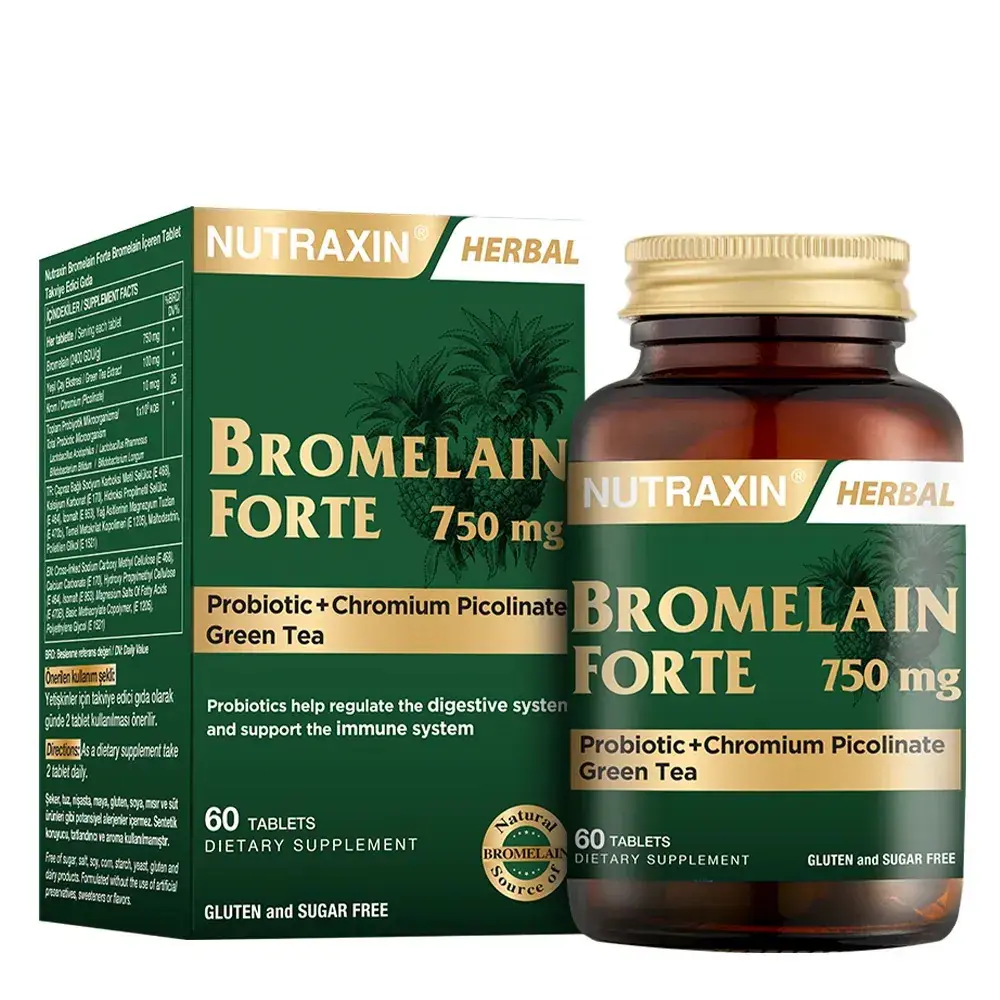 Nutraxin Bromelain Forte 60 Tablet