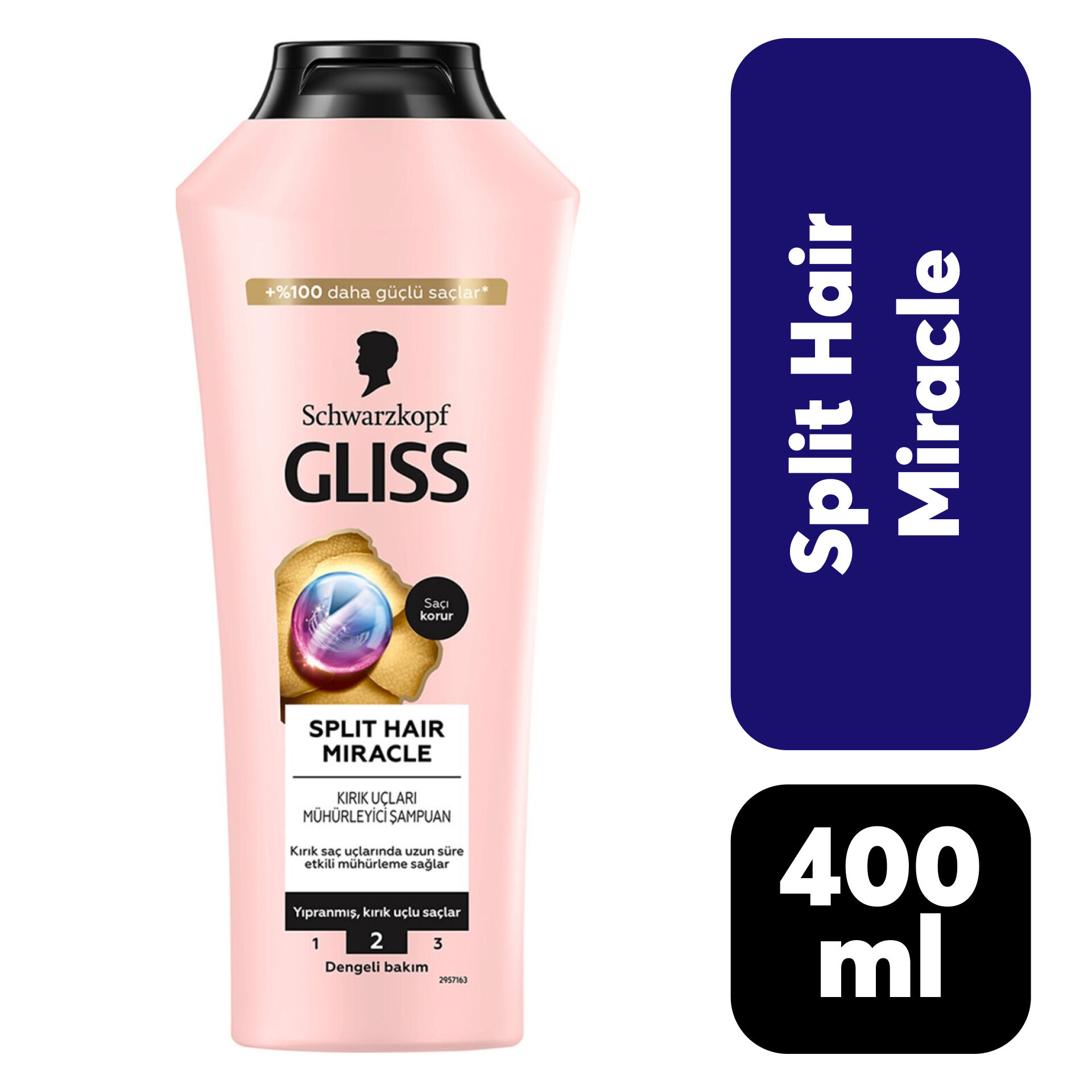 Şampuan Gliss 400 ml Splithair Miracle***