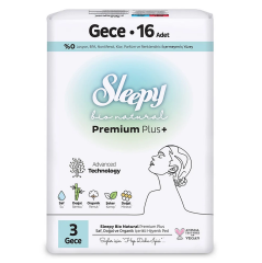 Sleepy Hijyenik Ped Bio Süper Eco 16 Gece
