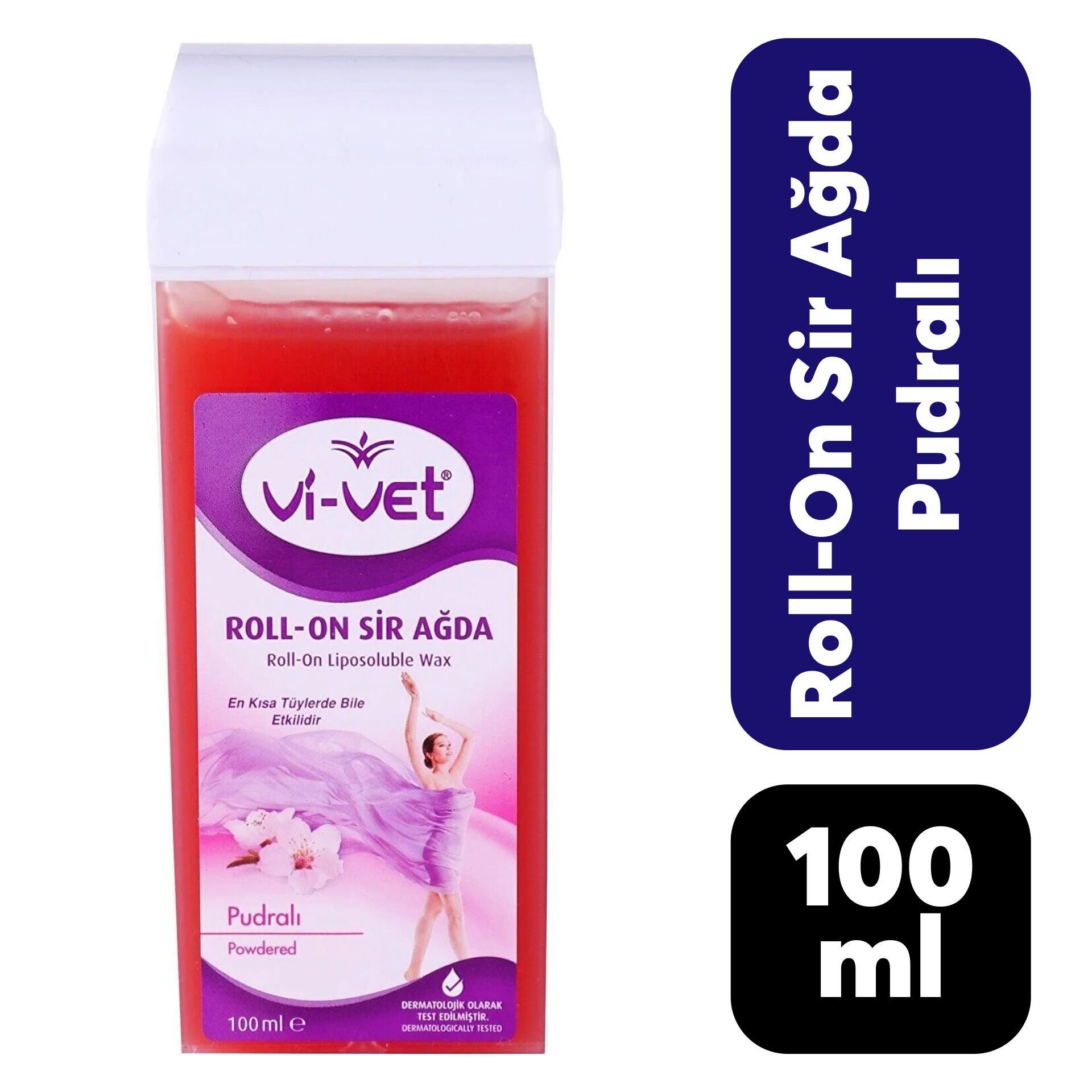 Vi-Vet Roll-On Sir Ağda 100 ml Pudralı
