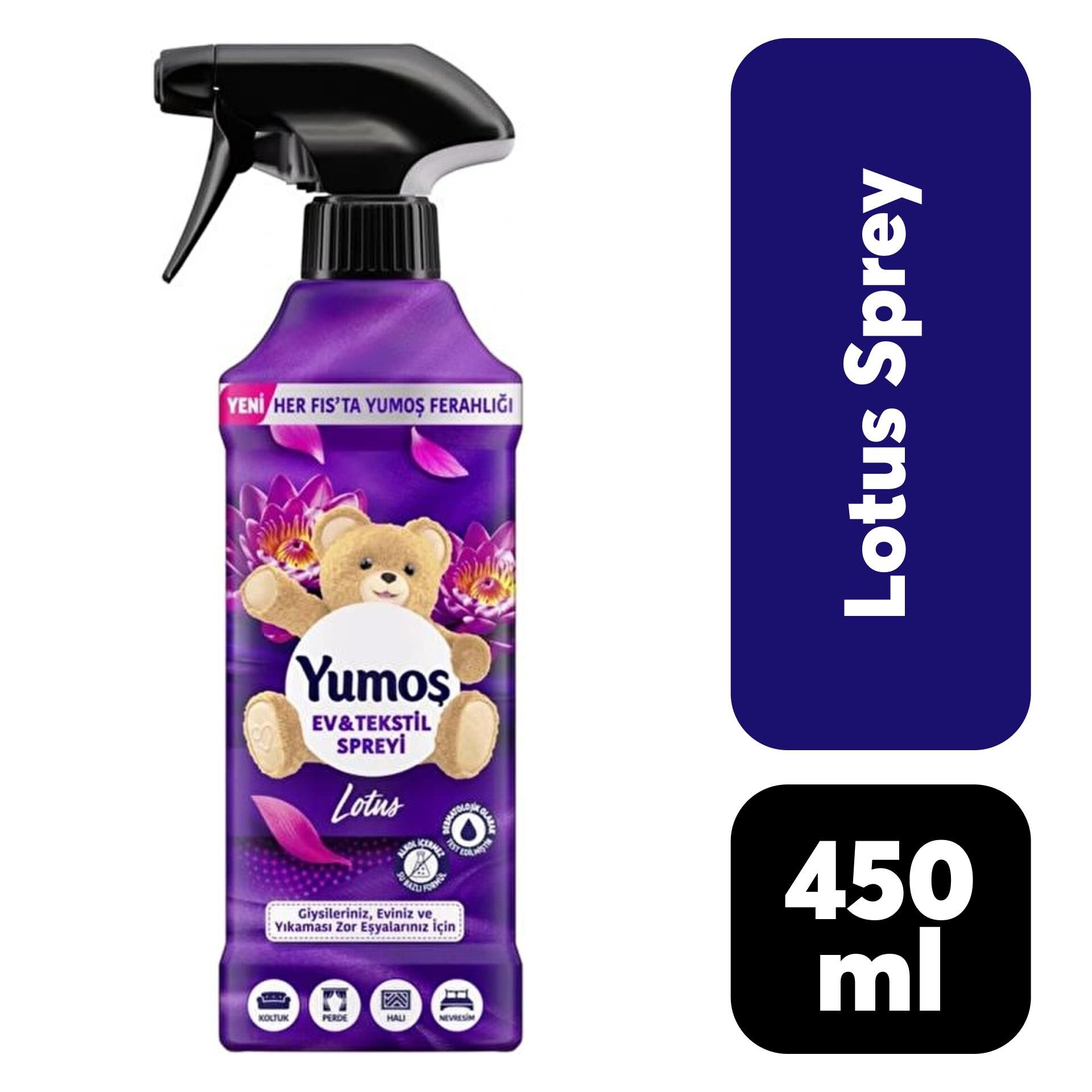 Kumaş & Oda Kokusu Yumoş 450 ml Lotus