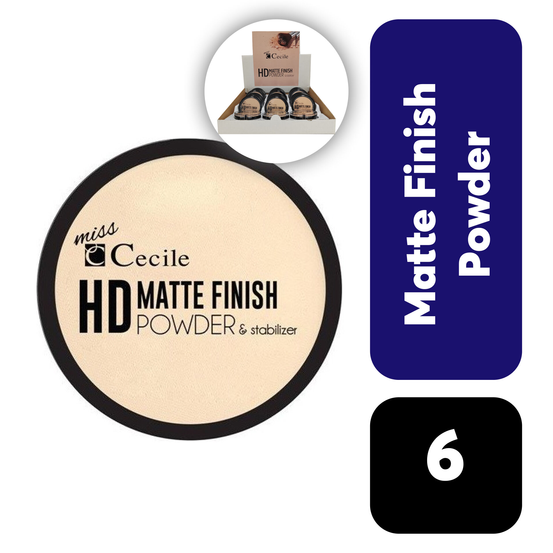 .Set Cecile Pudra Hd Matte Finish 06