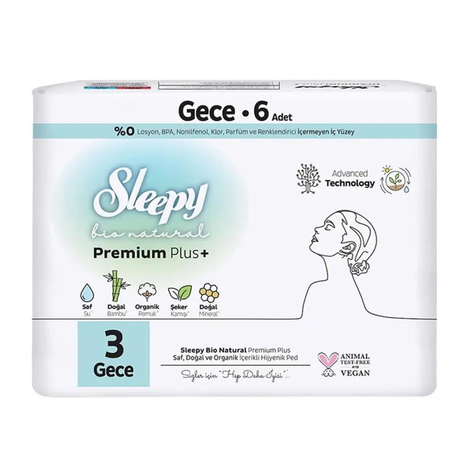 Ped Sleepy Tekli Gece 6'lı