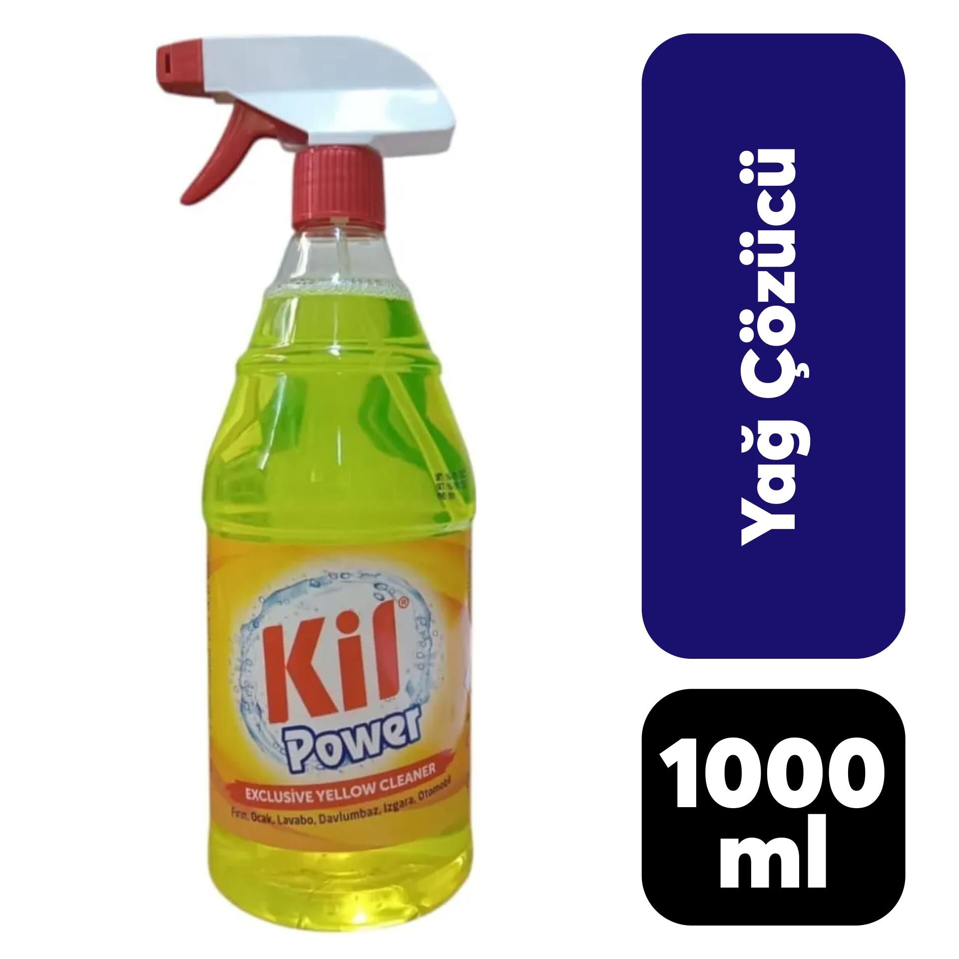 Kil Power Sarı Güç Yağ Çözücü 1 L