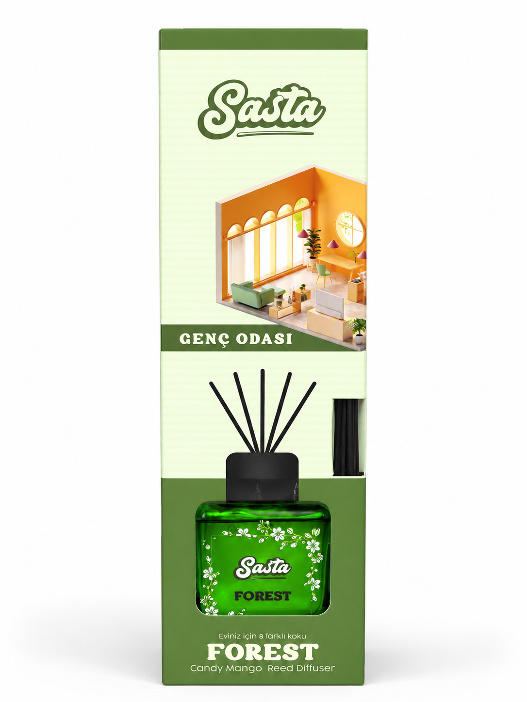 Koku Sasta Ortam Genç Odası 100 ml Mango
