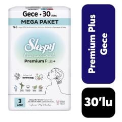 Sleepy Ped Bio Natural 4'lü Uzun 36'lı