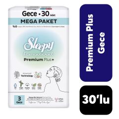 Sleepy Ped Bio Natural 4'lü Gece 30'lı