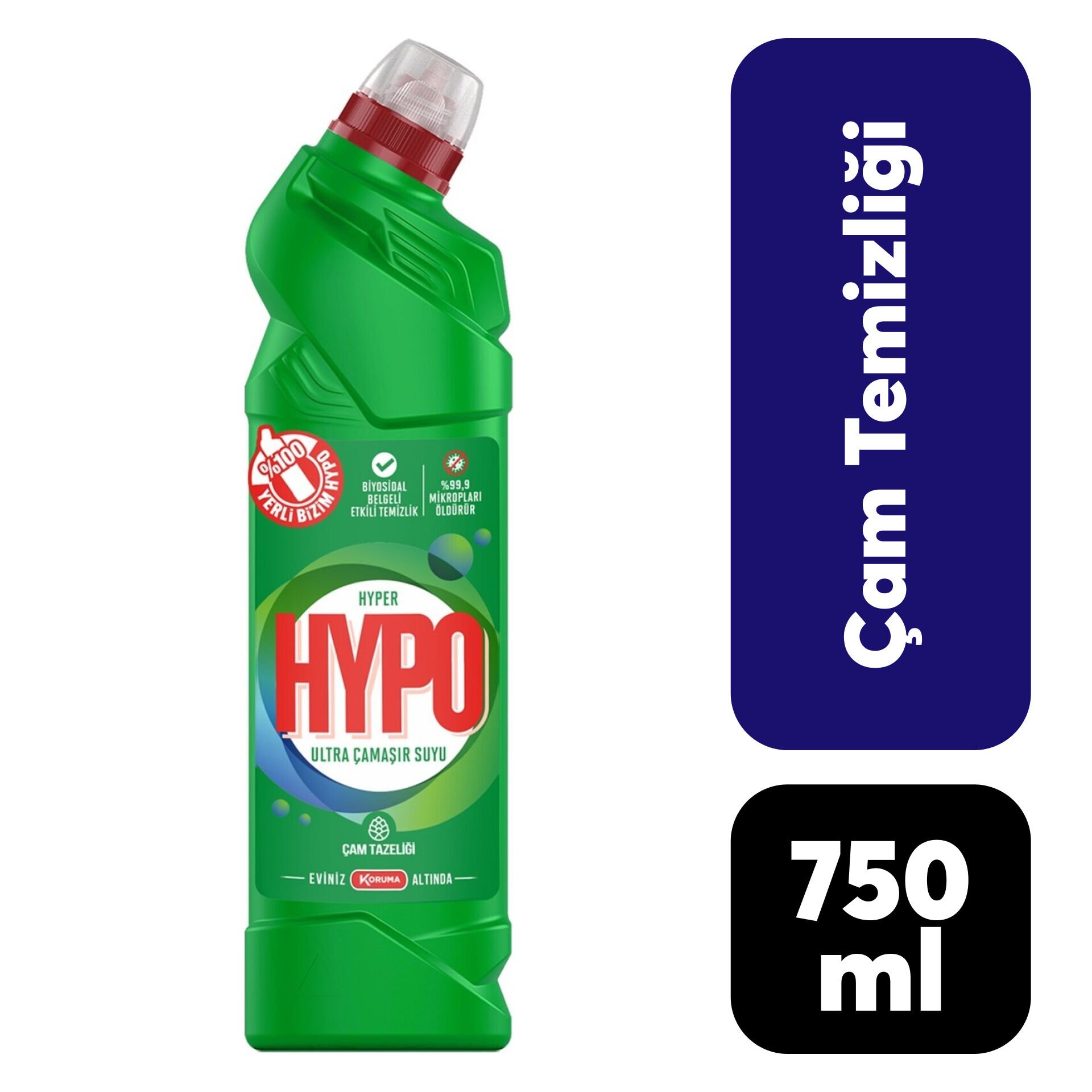 Çamaşır Suyu Hypo 750 ml Çam Temizliği