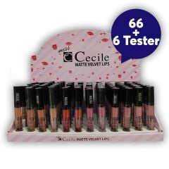 Cecile Set Dudak Parlatıcı Matte Velvet 12