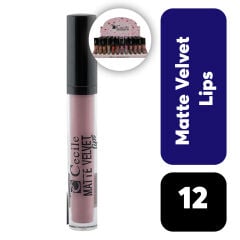 .Set Cecile Dudak Parlatıcı Matte Velvet 12
