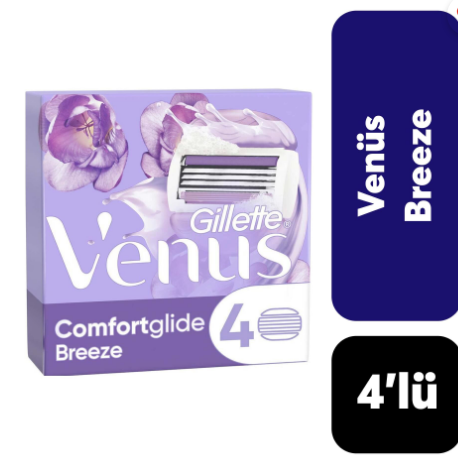 Yedek Gillette Başlık Venüs Breeze 4'lü
