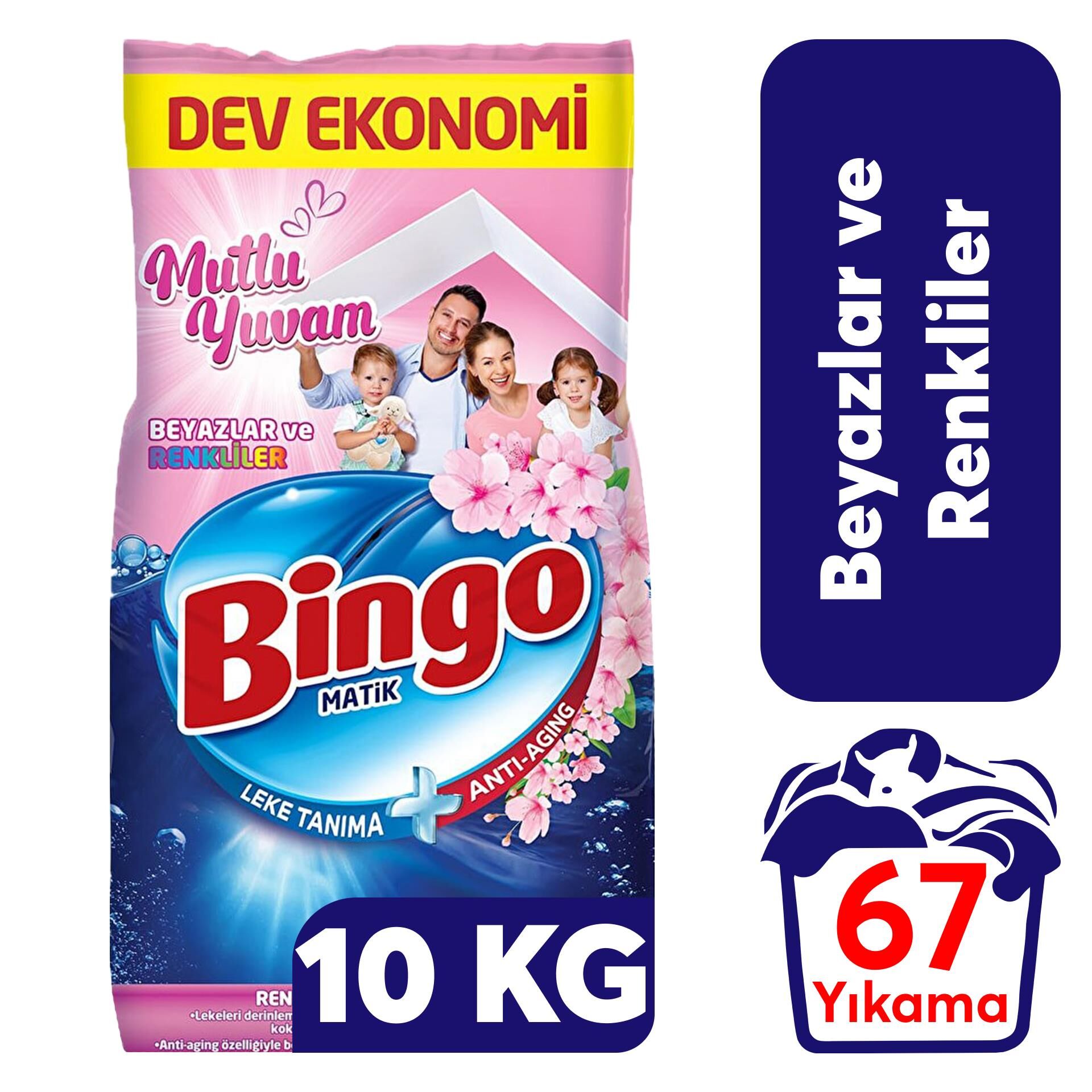 Bingo 10 Kg Matik Beyazlar Ve Renkliler