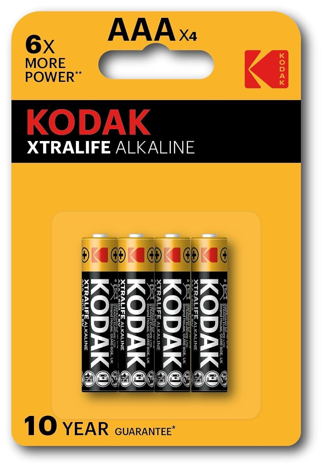 Pil Kodak İnce Pil 3A 4'lü